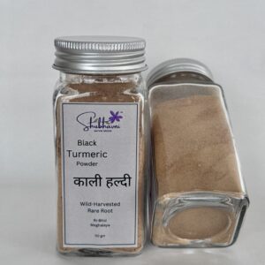 Kali Haldi (Black Turmeric Powder) – Meghalaya Origin | 50g Glass Jar