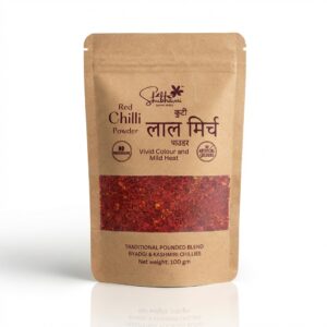 🌶️ Shubhavni कुटी Red Chilli Powder | SS Pounded Byadgi + Kashmiri