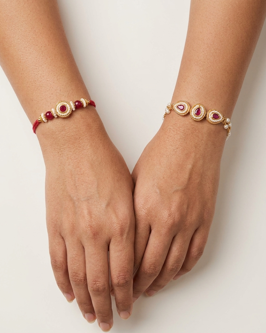 Shubhavni Rakhi Special Gift Box - Double Rakhi, Kesar & Diya - Image 10