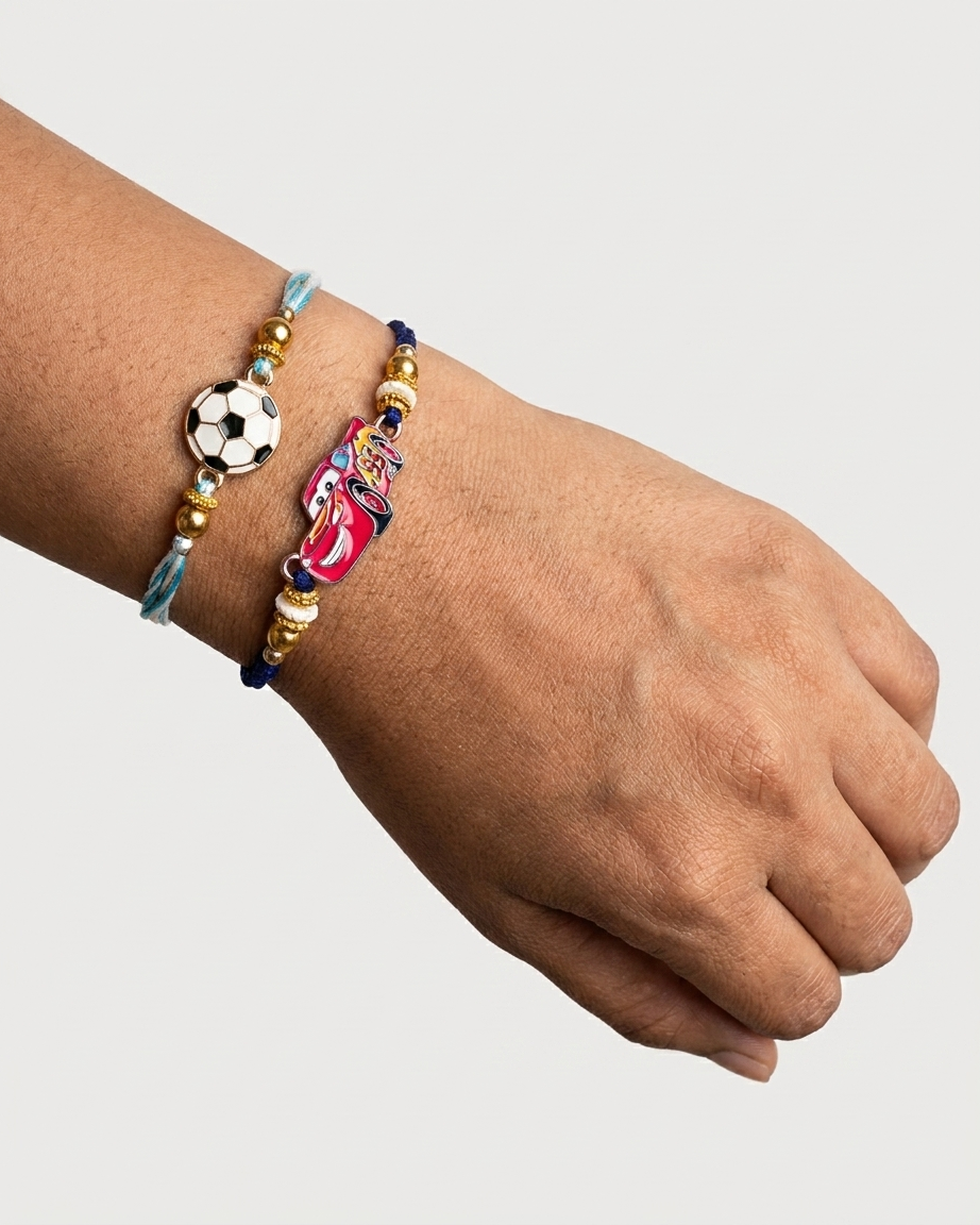 Shubhavni Rakhi Special Gift Box - Double Rakhi, Kesar & Diya - Image 12
