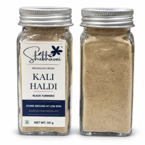 Kali Haldi (Black Turmeric Powder) – Meghalaya Origin | 50g Glass Jar